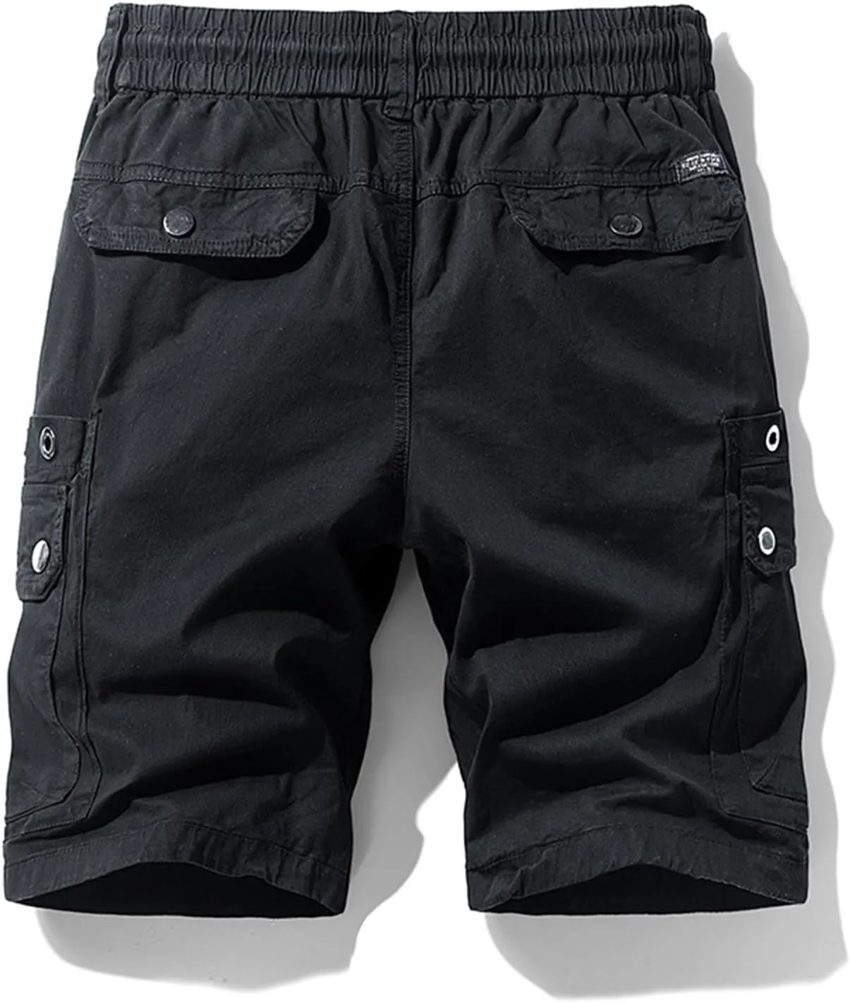 ADHOWBEW Hiking Shorts Men Tactical Summer Below Knee Relaxed Carpenter with Cell Phone Pocket Stretch Trunks