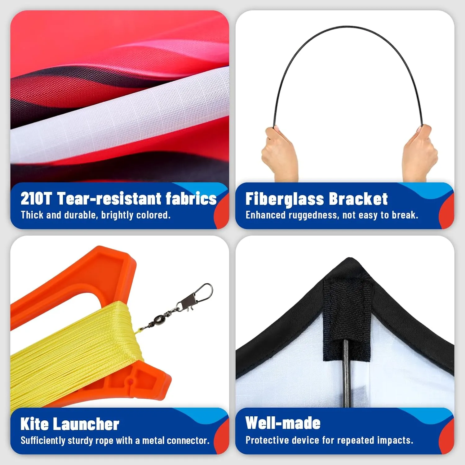 American Flag Butterfly Kite for Kids & Adults,Extremely Easy to Fly for BeginnersOutdoor Fun Kite Present Summer Kites Butterfly for Kids Toy
