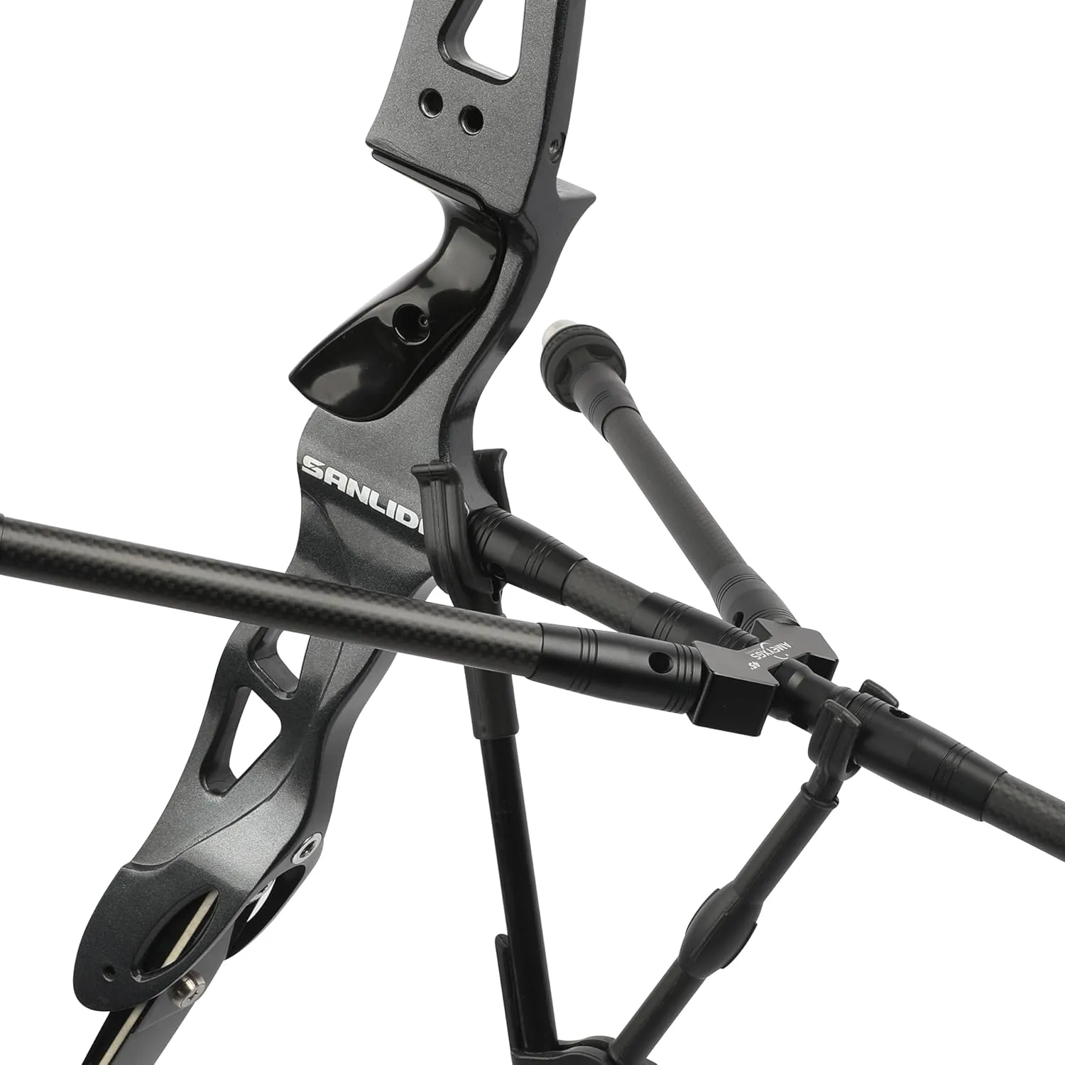 AMEYXGS Archery Bow Stabilizer Set 4/5/10/12/28/30 inch 3k Carbon Bow Balance Bar with Stabilizer Rubber and Weights for Recurve Bow and Compound Bow