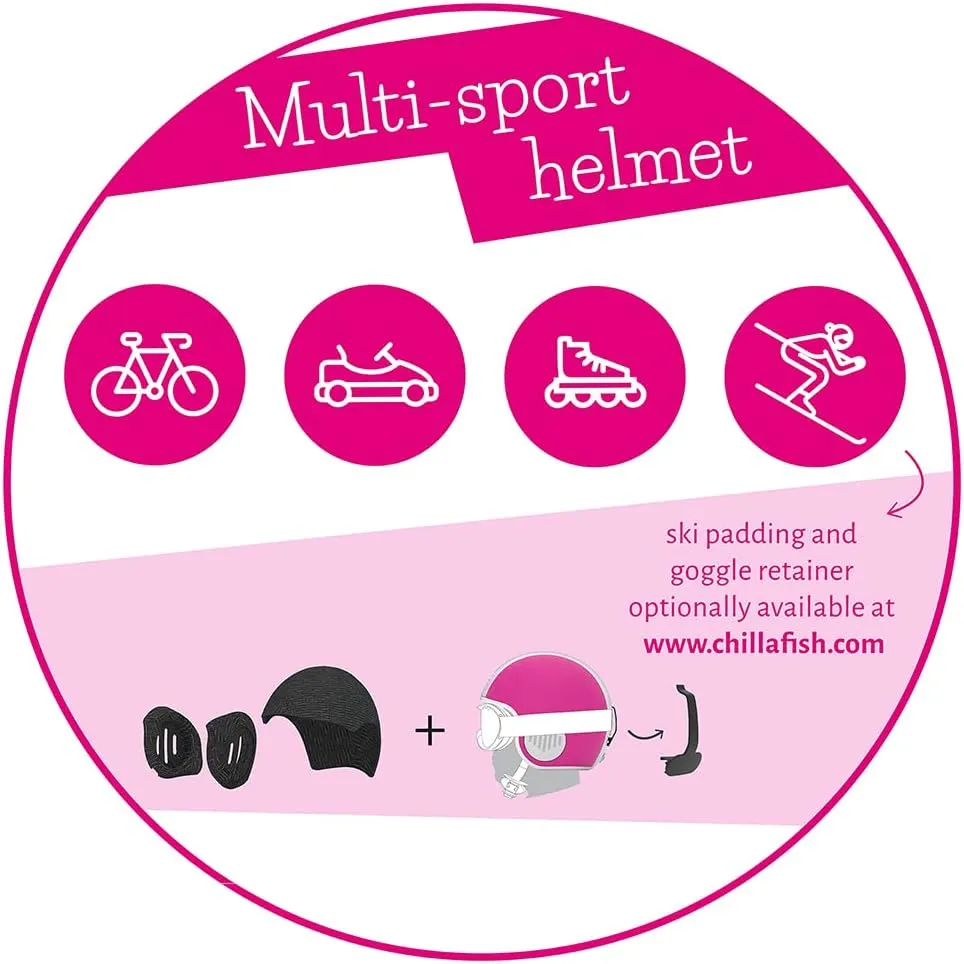 Chillafish Bobbi ABS Children's Multi-Sport Helmet, Bike, Ski, Skateboard, Scooter