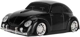 Dilwe 2.4GHz Cool Sport Car Shape Mouse, Gaming Optical Cordless Mice with LED Headlamp, Computer Mice for Laptop Desktop Computer (Black)