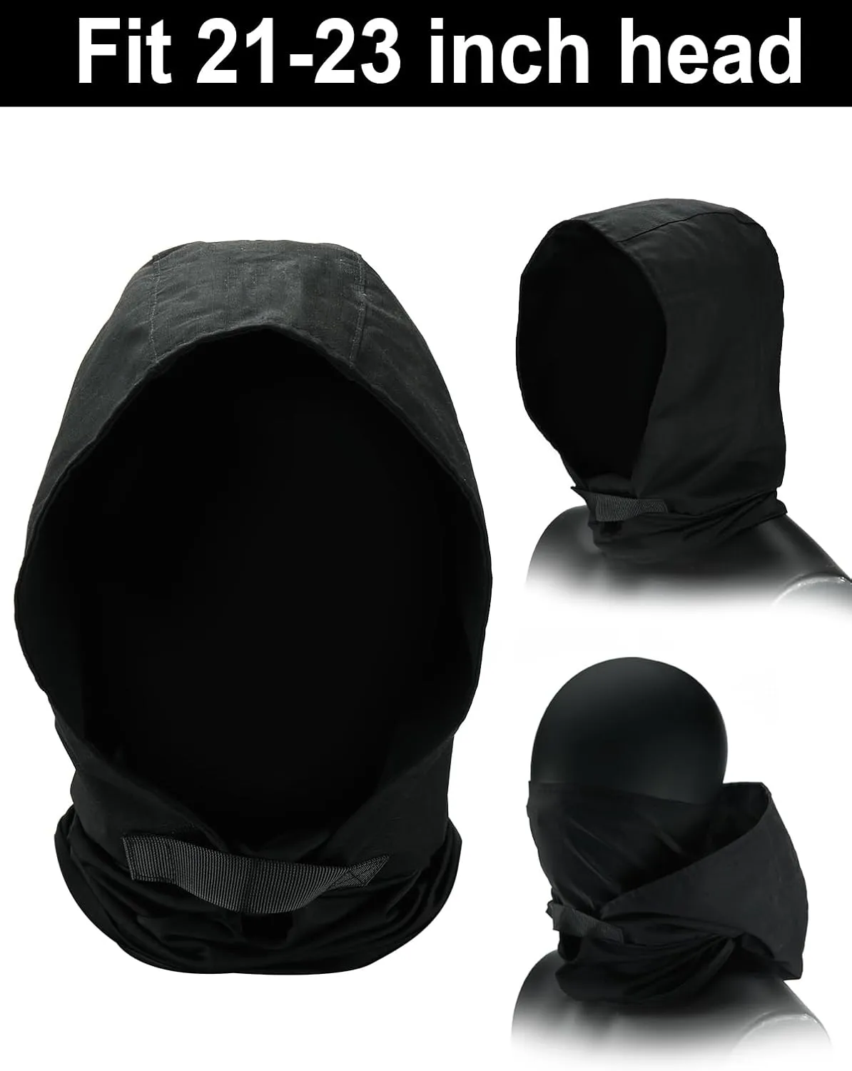 Guayma Airsoft Paintball Mask Tactical Full Face Cyberpunk Mask with Balaclava Headgear for CS Halloween Cosplay Costume Movie Props