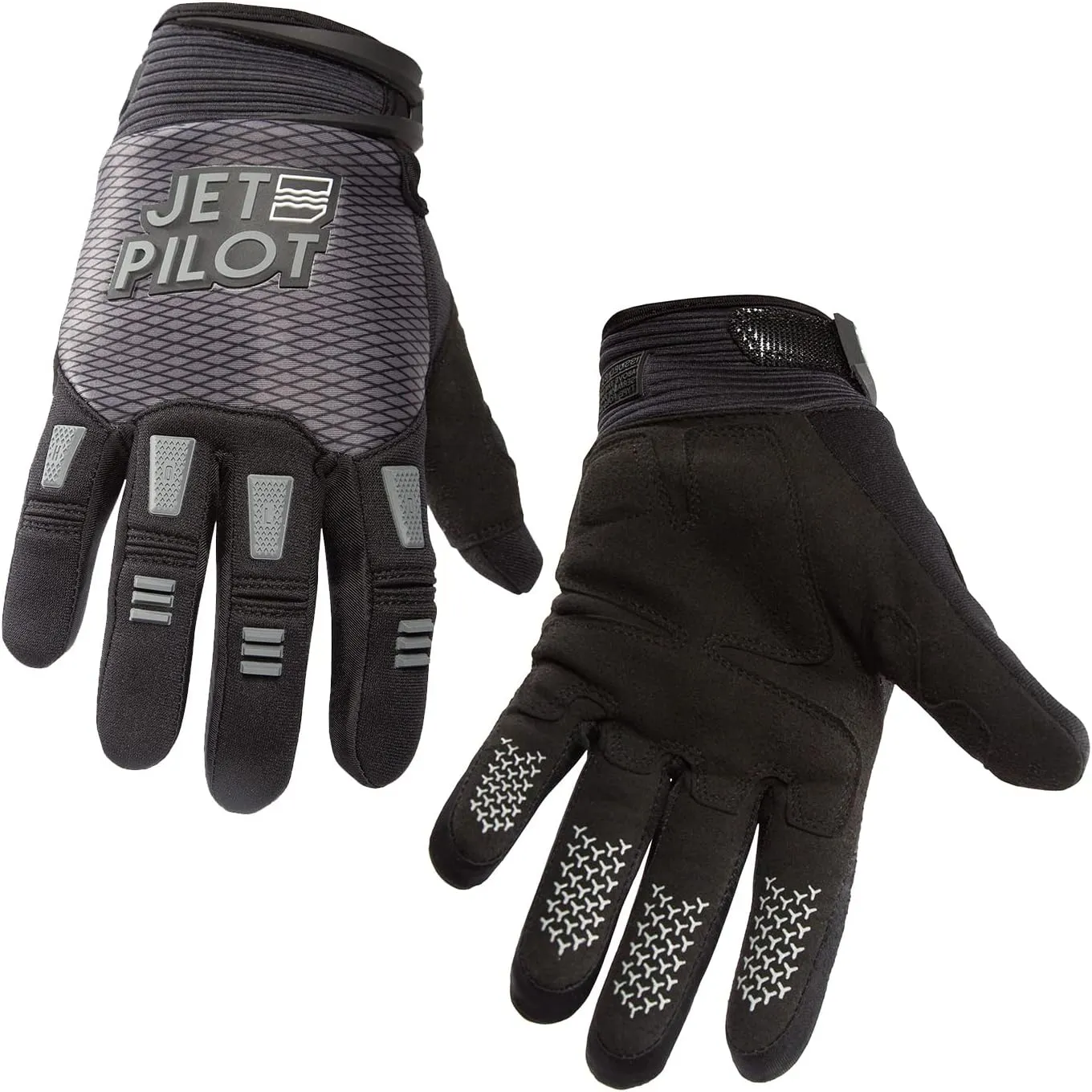 Jetpilot Hold Fast Full Finger PWC Glove - High-Intensity Water Sports: Jet Skiing, Kayaking, Windsurfing, Kiteboarding, Sailing, Stand Up Paddle Boarding, Personal Water Craft