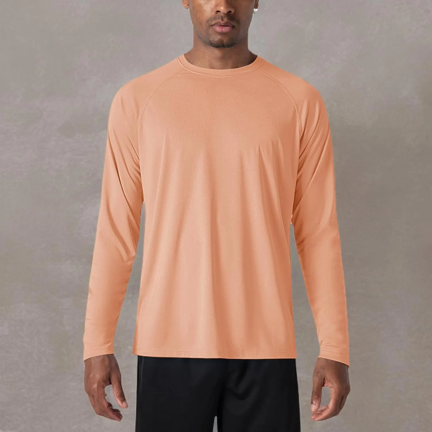MAGCOMSEN Men's Long Sleeve Shirts UPF 50  UV Sun Protection Athletic Shirts for Hiking Running Workout Rash Guard