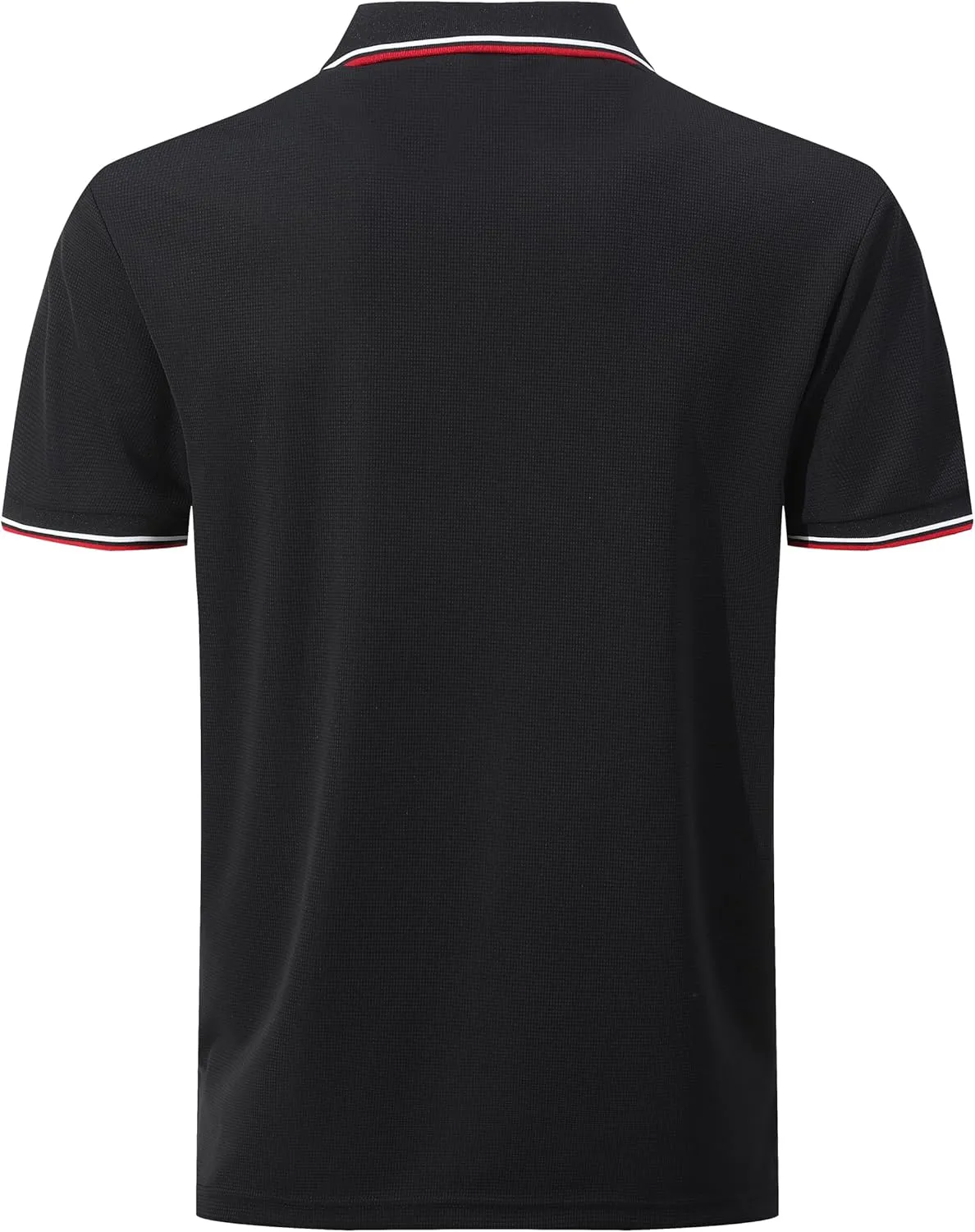 Men's Breathable Active Polo Shirts for Golf Quickly-Dry Performance Casual Wear Short Sleeve Tee