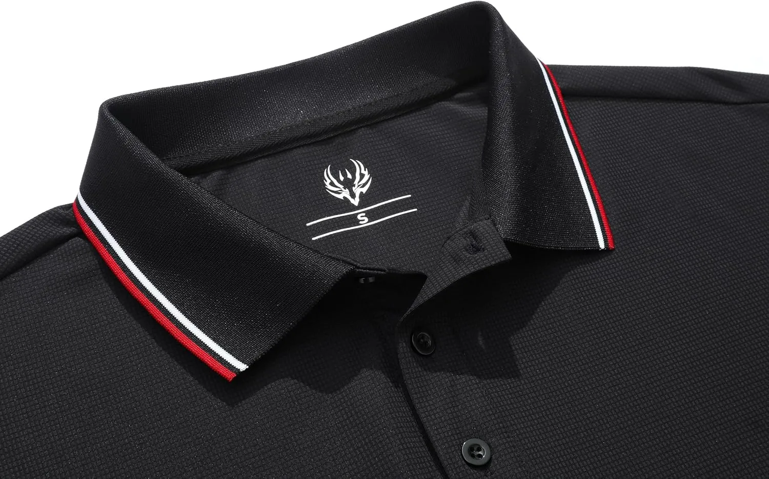 Men's Breathable Active Polo Shirts for Golf Quickly-Dry Performance Casual Wear Short Sleeve Tee