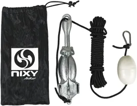 NIXY Paddleboard & Kayak Anchor, 3.5 lbs - Folding Grapnel Anchor Kit with 40ft Rope and Buoy. Portable and Compact Anchor Kit Great for Kayaks, SUPs, Canoes, Jet Skis and Small Boats