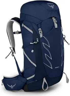 Osprey Talon 33L Men's Hiking Backpack with Hipbelt, Ceramic Blue, L/XL