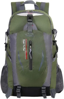Outdoor Trekking Backpack Nylon Waterproof Hiking Travel 40L Large Capacity Knapsack Lightweight