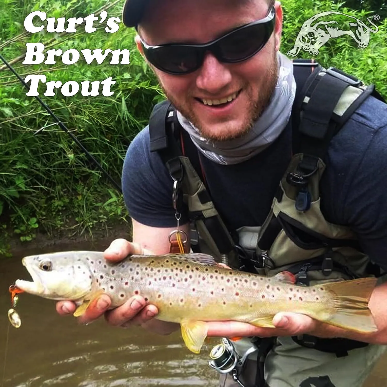 Panther Martin Nature Series Dressed Teardrop Spinners Fishing Lure Catches Trout,Walleye, Crappie, Pickerel, White Bass, Grayling and More.