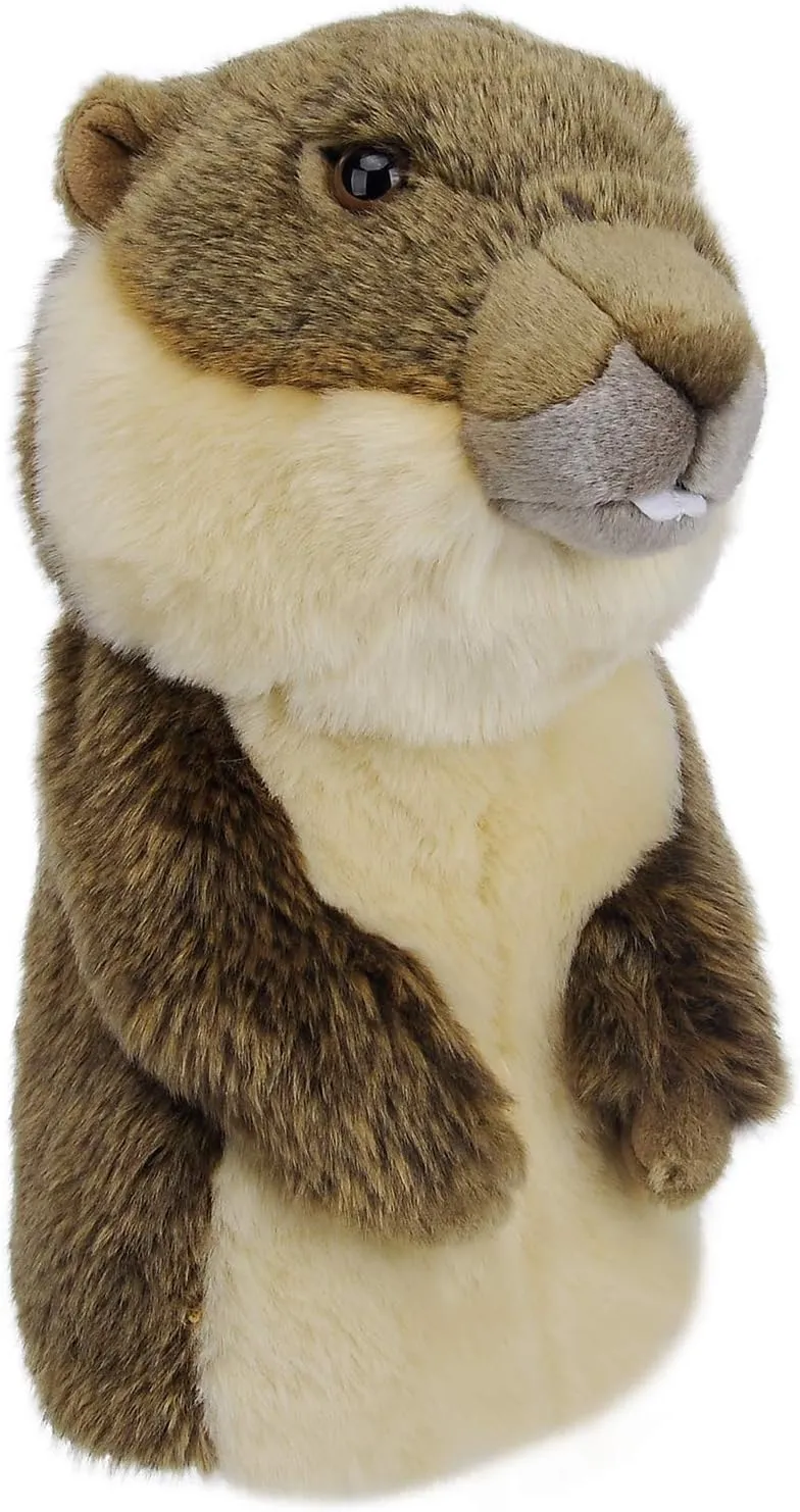 Profey Golf Club Covers, Groundhog & Gopher/Sloth/Golden Retriever Golf Club Head Covers, Funny Golf Headcover, Animals Plush Driver Headcover Gift for Men Women