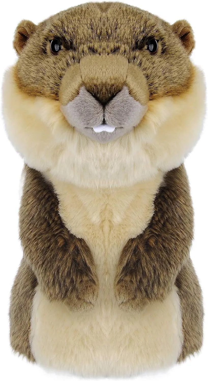 Profey Golf Club Covers, Groundhog & Gopher/Sloth/Golden Retriever Golf Club Head Covers, Funny Golf Headcover, Animals Plush Driver Headcover Gift for Men Women