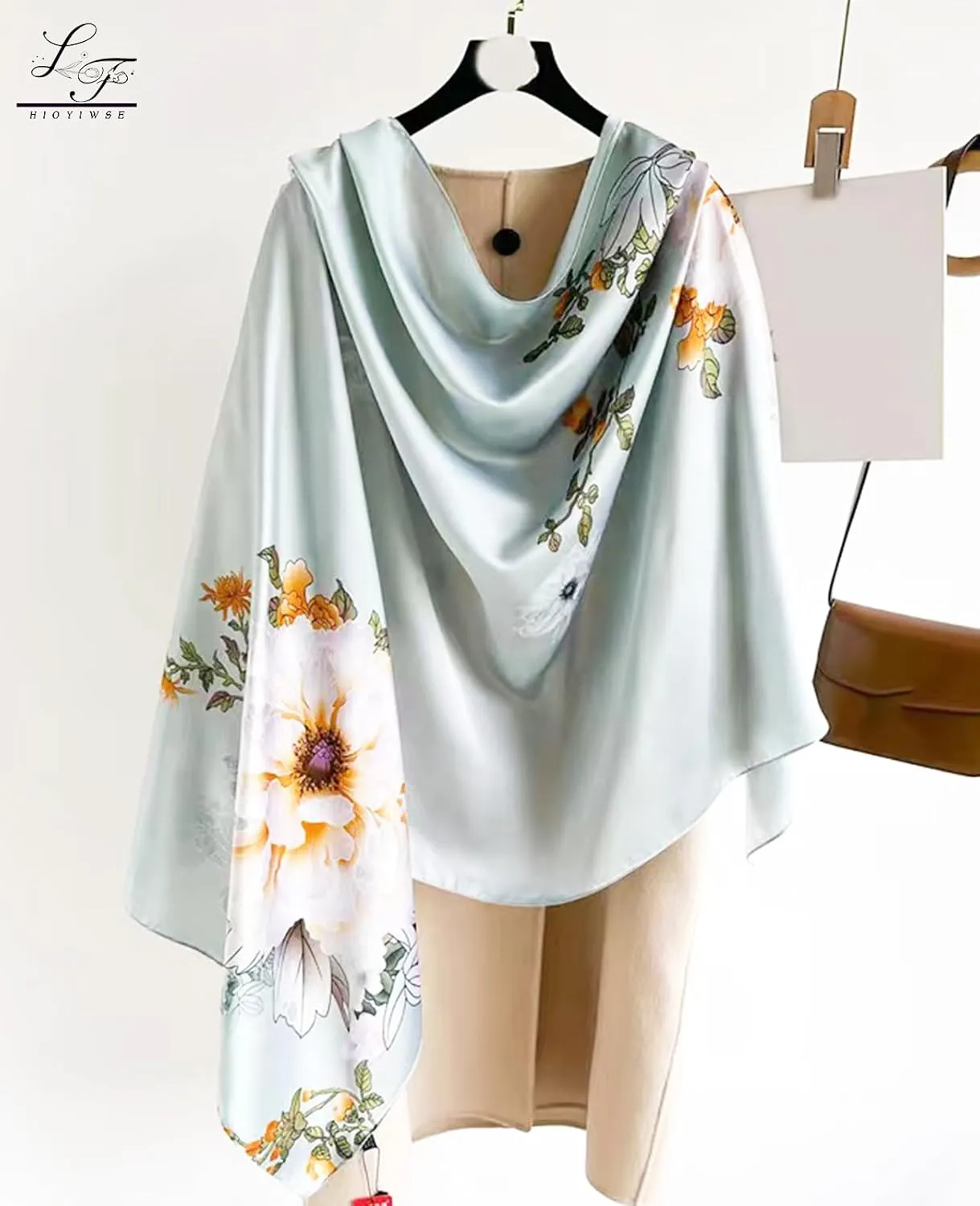 Shawl Scarf For Women Lightweight Scarves Floral Pattern Formal Evening Dressesformal Shawl Summer Wraps