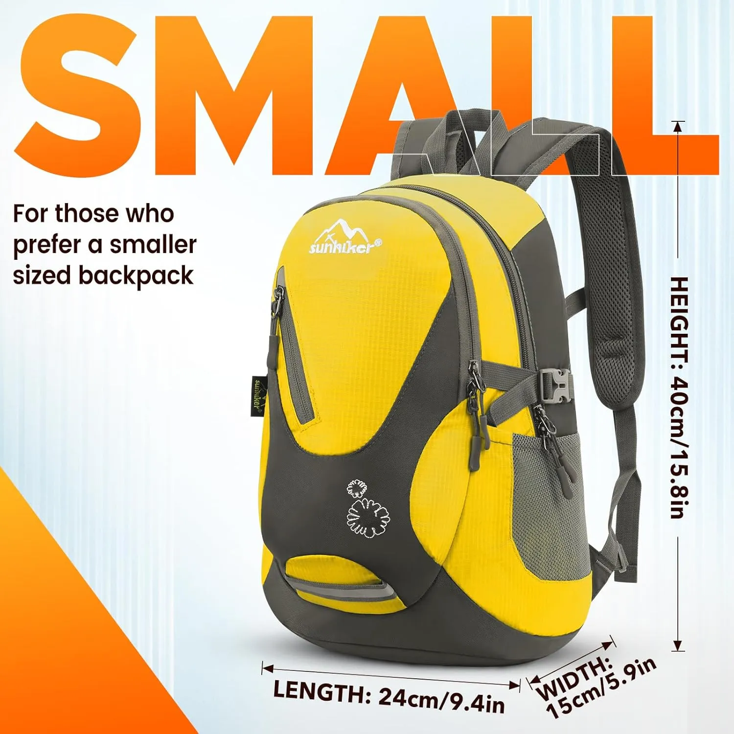sunhiker Small Cycling Hiking Backpack Water Resistant Travel Backpack Lightweight Daypack M0714