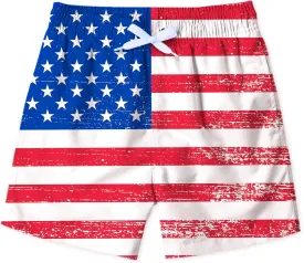 uideazone Boys Swim Trunks 3D Funny Print Surfing Board Shorts Quick Dry UPF 50  Swimsuit Beachwear with Mesh Lining 2-12T