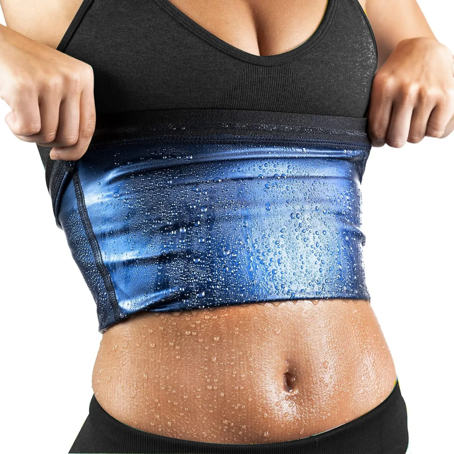 Waist Trimmer for Women, Waist Trainer Sauna Belt, Neoprene-free Waist Cincher,Sauna Slimming Belt Suit Workout
