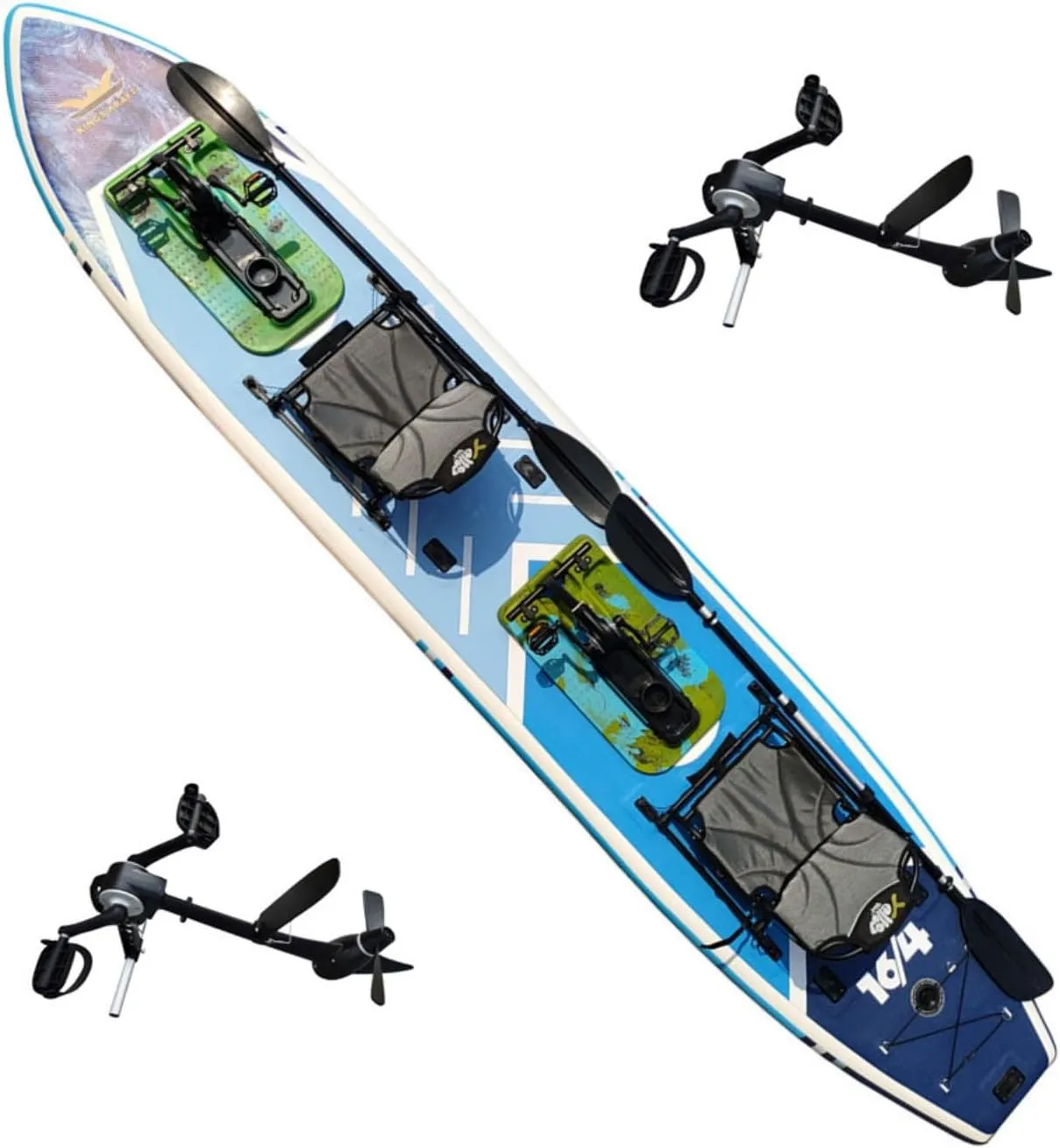Wesky Inflatable Paddle Board for Adults,106x30x6 Ultra-Light Aerospace Material Stand Up Paddle Board with Premium Sup Accessories for All Skill Levels